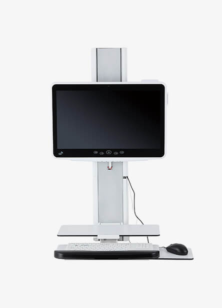 Desk laptop support arm - LA-911N - Modern Solid Industrial - medical /  articulated